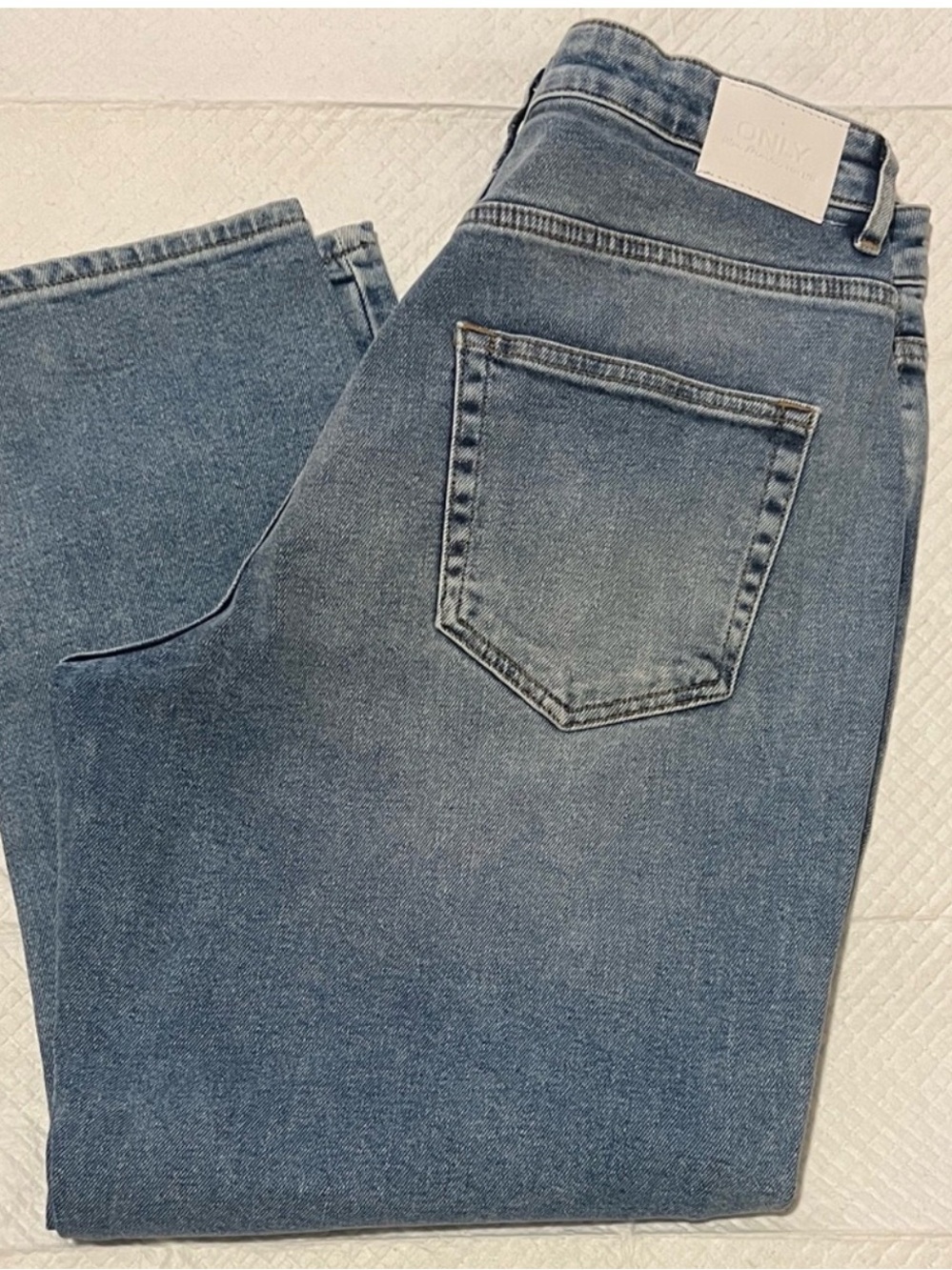 Only Light Blue Straight Jeans